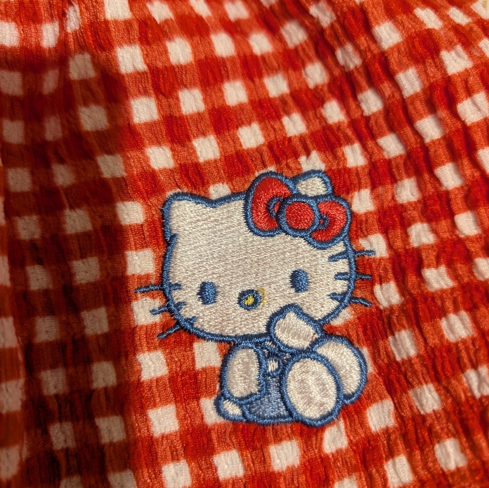 Hello Kitty Red Checkered Skirt - Picture 3 of 9